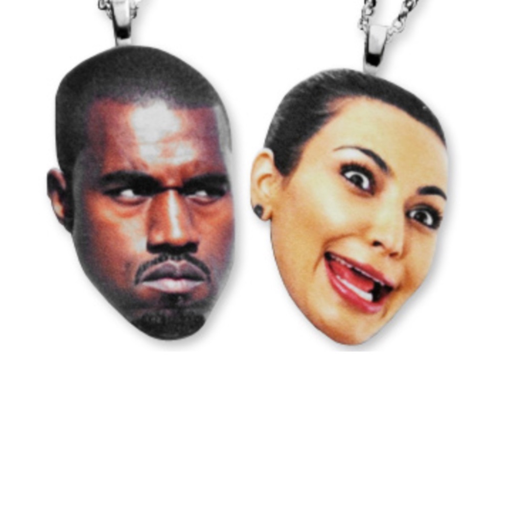 NWOT Kim and Kanye Necklace Set